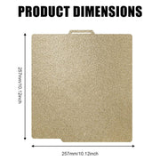 Piatto di costruzione per stampa 3D da 257 mm per la piattaforma di stampa Bambu Lab A1, PEI Double-sided Coating, PEI Coating + PEY Film, PEI Coating + PET Film, PEI Coating + PEO Diamond Film, PEI Coating + PEO Chameleon, PEI Coating + PEI Film      ...