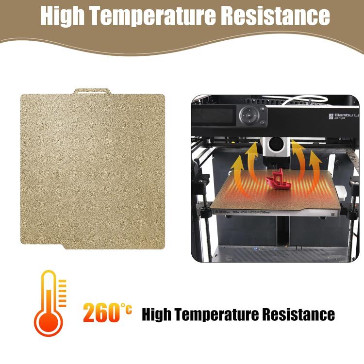 Piatto di costruzione 3D 257mm per Bambu Lab A1
