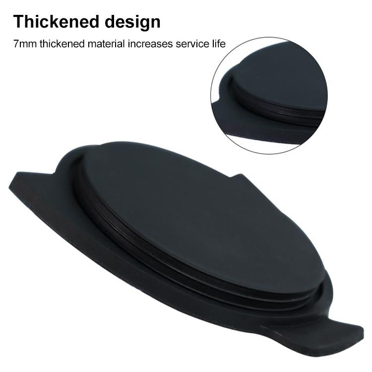 Manico per macchina da caffè, misurino dosatore per caffè in polvere con rivestimento in silicone per Breville serie 8., Powder Feeder (Sliver), Powder Feeder (Black)