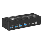 FJGEAR FJ-8K202DP 8K 60Hz DP USB3.0 Monitor KVM Switch, FJ-8K202DP, US Plug, FJ-8K202DP, EU Plug, FJ-8K202DP, UK Plug