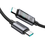 Cavo ricarica rapida Type-C 100W con display digitale 1,2m