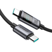 JOYROOM S-A16 Pro Prism Series 100W Digital Display Type-C Fast Charging Data Cable, Length: 1.2m, Type-C