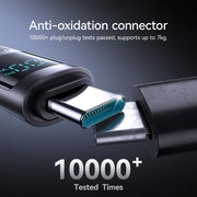 JOYROOM S-A16 Pro Prism Series 100W Digital Display Type-C Fast Charging Data Cable, Length: 1.2m, Type-C
