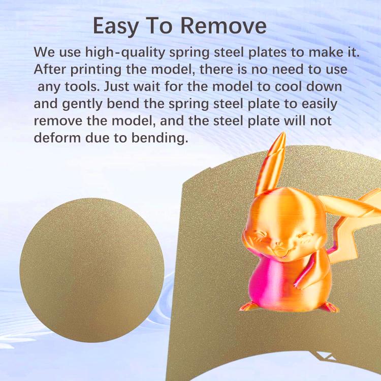 Piastra di costruzione per stampante 3D in acciaio armonico per ANYCUBIC, 268x256 mm, Gold / PEI Coating, Black / PEI Coating, PEI Coating + PET Carbon Fiber Film, PEI Coating + PEO Diamond Film, PEI Coating + PEY Starry Film, PEI Coating + PEI Film   ...