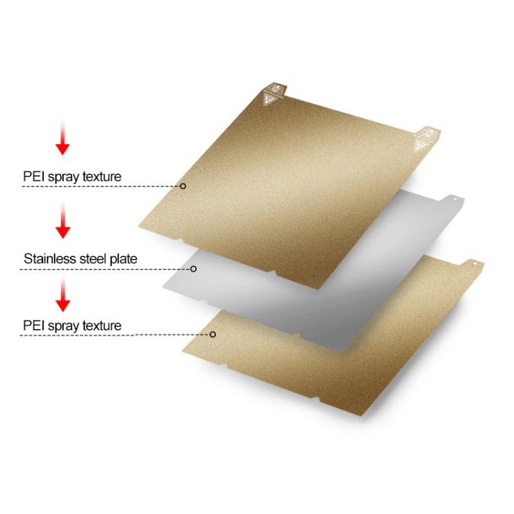 Piastra costruzione acciaio 235x235 mm per Creality Ender-5 S1