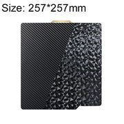 Piastra di costruzione per stampante 3D a doppia faccia in PET, fibra di carbonio, PEO, pellicola diamantata, 220x220mm, 235x235mm, 257x257mm, 300x300mm, 310x315mm, 355x355mm, 377x370mm