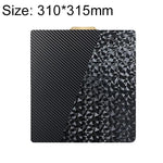 Piastra di costruzione per stampante 3D a doppia faccia in PET, fibra di carbonio, PEO, pellicola diamantata, 220x220mm, 235x235mm, 257x257mm, 300x300mm, 310x315mm, 355x355mm, 377x370mm
