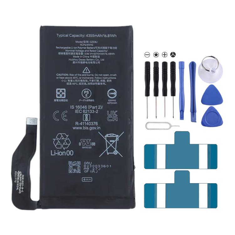 Sostituzione della batteria, For Google Pixel 8A 4492mAh G07DF, For Google Pixel 8 Pro 4950mAh GUKD8, For Google Pixel 8 4575mAh GS35E, For Google Pixel 7A 4385mAh GP5JE, For Google Pixel 7 Pro 5000mAh GMF5Z, For Google Pixel 7 4270mAh GVU6C GQML3 GZE8...