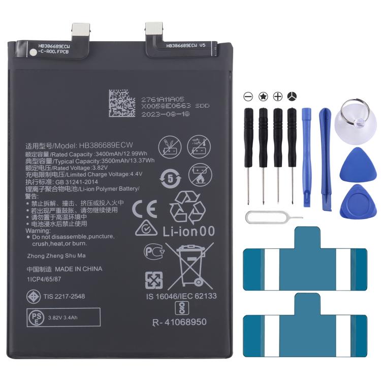 Sostituzione della batteria, For Honor Magic 2 TNY-AL00 TL100 HB386689ECW 3500mAh, For Huawei Enjoy 70 Pro CTR-AL20 HB496493EGW 4900mAh, For Huawei Enjoy 60 Pro MAO-AL00 HB496493EGW 4900mAh, For Huawei Mate 50 RS Porsche Design 4600mAh                 ...
