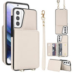 Portafoglio a tracolla con doppia fibbia, retro RFID e custodia in pelle per telefono., For Samsung Galaxy S21 5G, For Samsung Galaxy S21+ 5G, For Samsung Galaxy S21 Ultra 5G