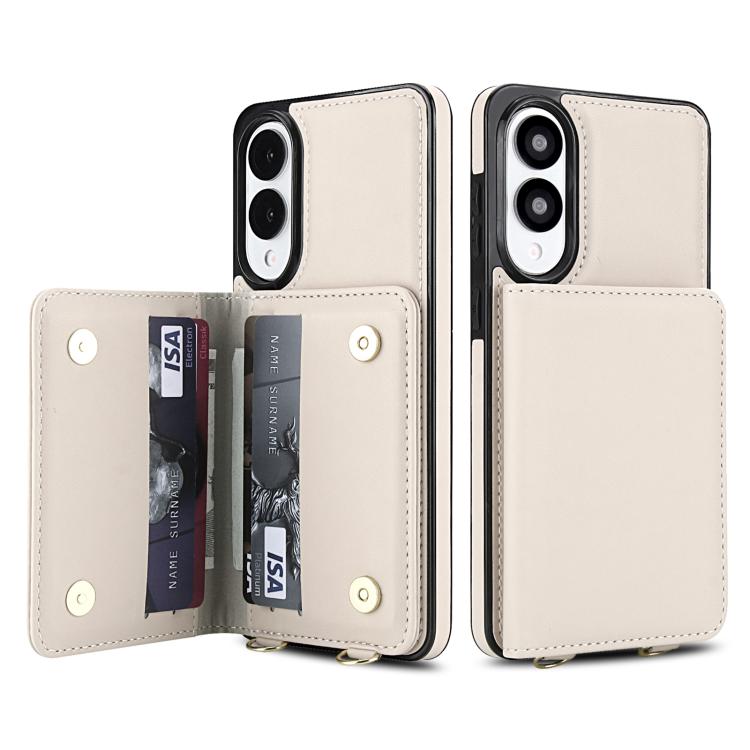 Portafoglio a tracolla con doppia fibbia, retro RFID e custodia in pelle per telefono., For Samsung Galaxy S25 Edge 5G, For Samsung Galaxy S25 5G, For Samsung Galaxy S25+ 5G