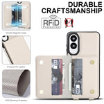 Portafoglio a tracolla con doppia fibbia, retro RFID e custodia in pelle per telefono., For Samsung Galaxy S25 Edge 5G, For Samsung Galaxy S25 5G, For Samsung Galaxy S25+ 5G