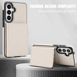 Portafoglio a tracolla con doppia fibbia, retro RFID e custodia in pelle per telefono., For Samsung Galaxy S26+ 5G, For Samsung Galaxy S26 Ultra 5G, For Samsung Galaxy S26 5G