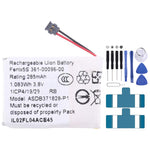 Sostituzione della batteria, For Garmin venu 2S 361-00137-10 225mAh, For Garmin Approach S60 361-00097-00 300mAh, For Garmin Fenix 6X / 6X Pro 361-00126-00 455mAh, For Garmin Fenix 5X / 5X Plus 361-00098-00 500mAh                                       ...
