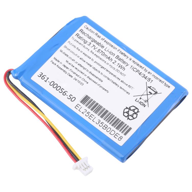 For Garmin Drive50LM/51LMT/52LMGPS 361-00056-50 570mAh Battery Replacement, For Garmin Drive50LM/51LMT/52LMGPS