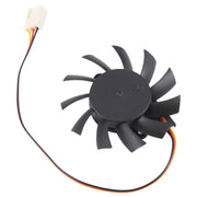 For SEEWO SC6010M12VSF DC12V 0.18A 3Pin Cooling Fan, 3Pin Fan blade diameter 55mm