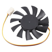 For SEEWO SC7010M12VSF DC12V 0.18A 3Pin Cooling Fan, 3Pin Fan blade diameter 65mm