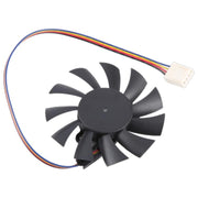 For SEEWO SC7010M12VSF DC12V 0.18A 4Pin Cooling Fan, 4Pin Fan blade diameter 65mm
