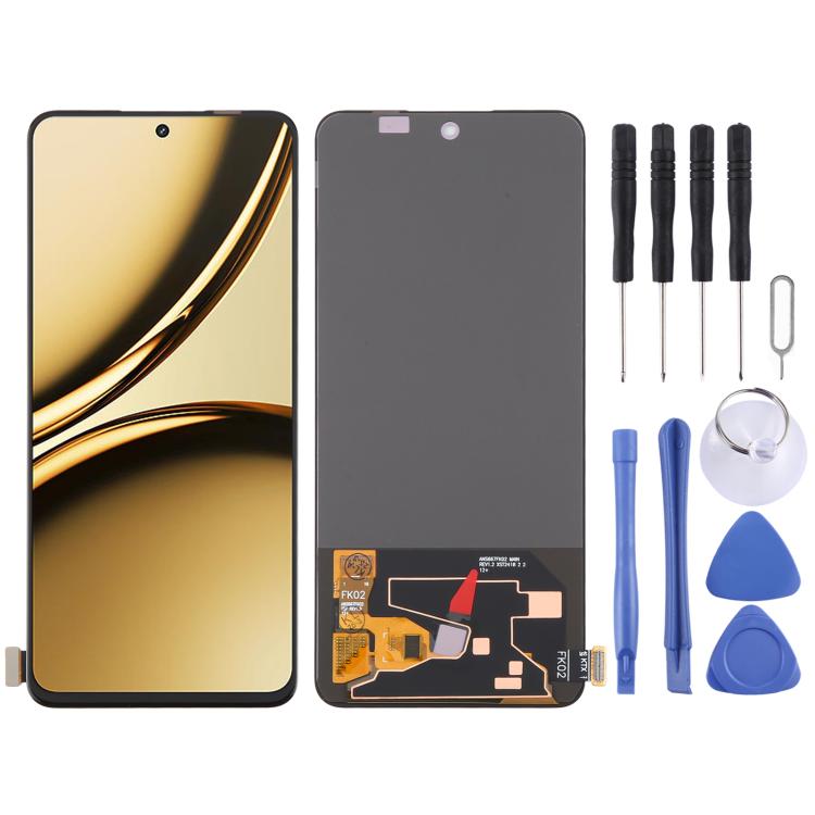 Schermo LCD OLED con digitalizzatore, assemblaggio completo, For Realme 14T 5G, For Realme 14 5G, For Realme P1 Speed 5G, For Realme 13 4G, For Realme 13+ 5G RMX5002 RMX5000, For Realme 12 4G RMX3871, For Realme Narzo 70 5G RMX3869                     ...