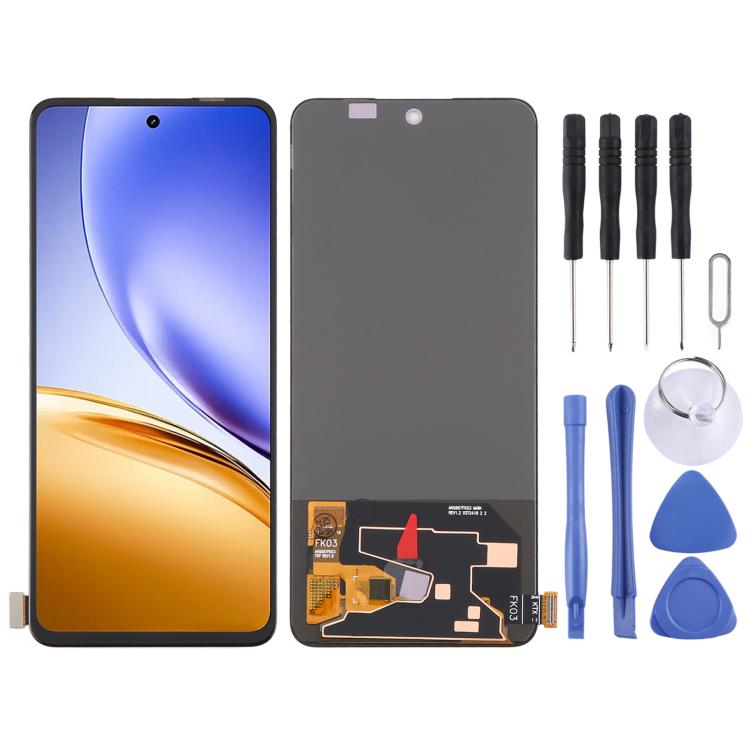 Schermo LCD OLED con digitalizzatore, assemblaggio completo, For Realme 14T 5G, For Realme 14 5G, For Realme P1 Speed 5G, For Realme 13 4G, For Realme 13+ 5G RMX5002 RMX5000, For Realme 12 4G RMX3871, For Realme Narzo 70 5G RMX3869                     ...