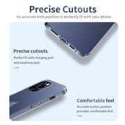 Custodia antiurto TPU trasparente per iPhone 12