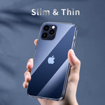 Custodia antiurto TPU trasparente per iPhone 12