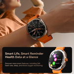 Smartwatch JOYROOM Venture Series JR-FV2, supporta chiamate Bluetooth, monitoraggio del sonno, dell'ossigeno nel sangue, della frequenza cardiaca e della pressione sanguigna.