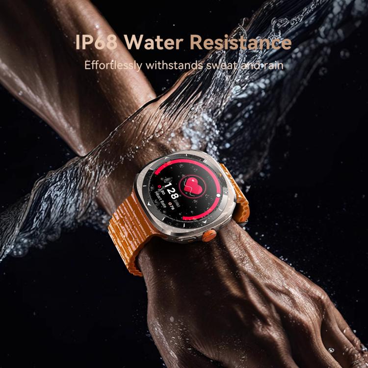 Smartwatch JOYROOM Venture Series JR-FV2, supporta chiamate Bluetooth, monitoraggio del sonno, dell'ossigeno nel sangue, della frequenza cardiaca e della pressione sanguigna.