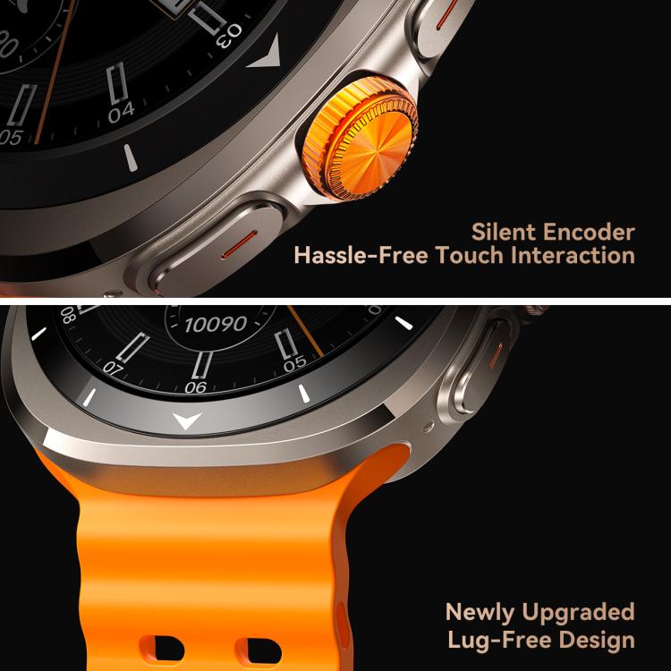 Smartwatch JOYROOM Venture Series JR-FV2, supporta chiamate Bluetooth, monitoraggio del sonno, dell'ossigeno nel sangue, della frequenza cardiaca e della pressione sanguigna.