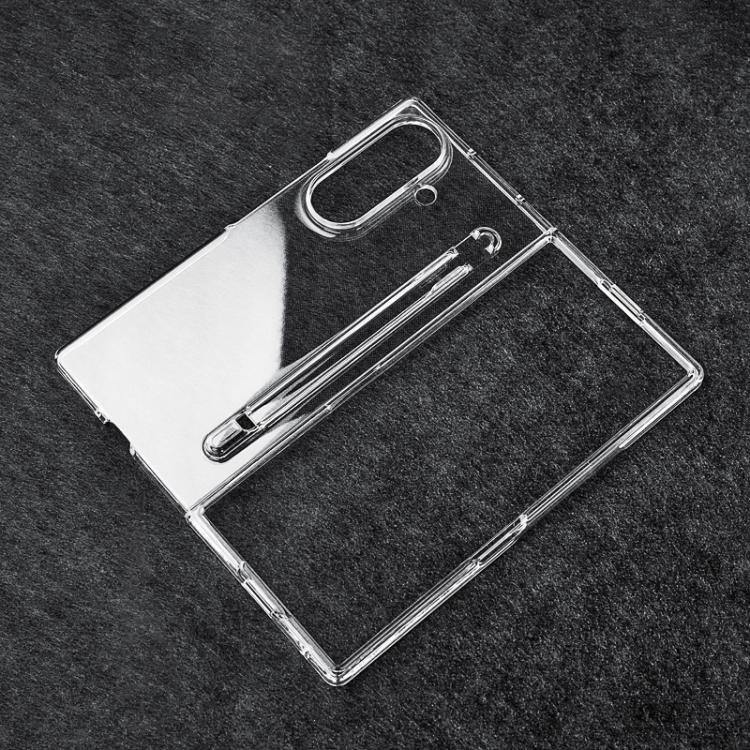 Custodia trasparente a due strati per PC con scomparto per penna., For Galaxy Z Fold8 Ultra 5G, For Samsung Galaxy Z Fold7 5G