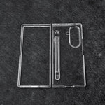 Custodia trasparente a due strati per PC con scomparto per penna., For Galaxy Z Fold8 Ultra 5G, For Samsung Galaxy Z Fold7 5G