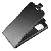 Custodia protettiva in pelle a conchiglia verticale singola R64 Texture con slot per schede e cornice per foto, For Xiaomi Mi 10 Lite 5G