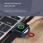 Caricabatterie wireless magnetico portatile ROCK W26 per interfaccia Apple Watch Type-C, W26 Type-C Interface
