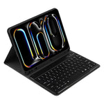 Tastiera Bluetooth retroilluminata colorata e custodia in pelle per tablet., For iPad Air 11 2024 / Air 11 2025, For iPad Air 5 / Air 4 10.9