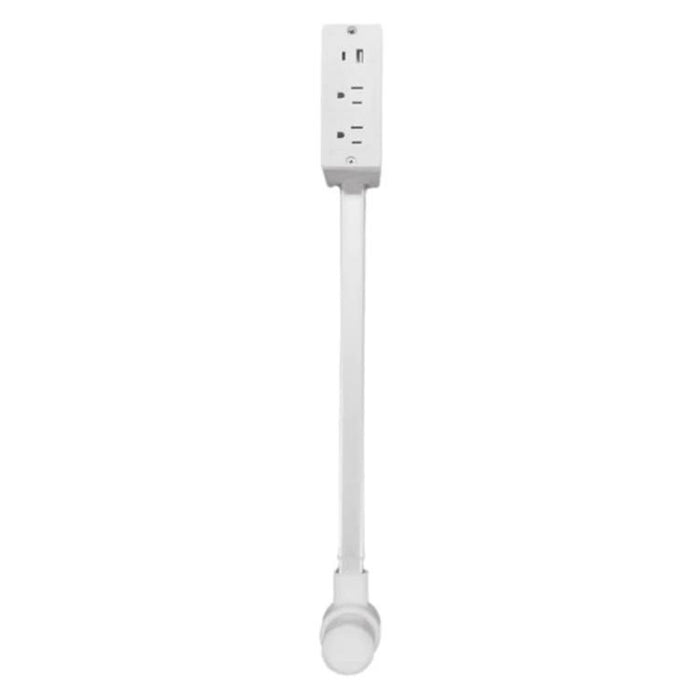 Prolunga per presa di corrente con spina americana e porta USB/Type-C per ricarica rapida., 2 AC + USB, US Plug