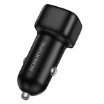 Caricabatterie da auto USB BOROFONE BZ34 Cloud QC3.0, 694199112225, 6941991122262