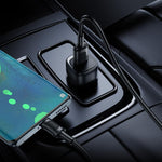 Caricabatterie da auto USB BOROFONE BZ34 Cloud QC3.0, 694199112225, 6941991122262