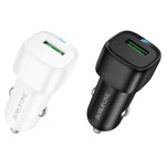 Caricabatterie da auto USB BOROFONE BZ34 Cloud QC3.0, 694199112225, 6941991122262