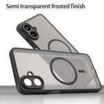 Custodia per telefono MagSafe ibrida in TPU e PC satinato della serie Fan Dun, For Galaxy A07 4G / A08 4G / 5G, For Samsung Galaxy A17 5G / A18 4G / 5G, For Samsung Galaxy A57 5G, For Samsung Galaxy A37 5G, For Galaxy A27 5G, For Samsung Galaxy A56 5G