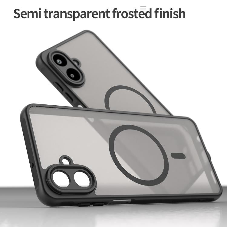 Custodia per telefono MagSafe ibrida in TPU e PC satinato della serie Fan Dun, For Galaxy A07 4G / A08 4G / 5G, For Samsung Galaxy A17 5G / A18 4G / 5G, For Samsung Galaxy A57 5G, For Samsung Galaxy A37 5G, For Galaxy A27 5G, For Samsung Galaxy A56 5G