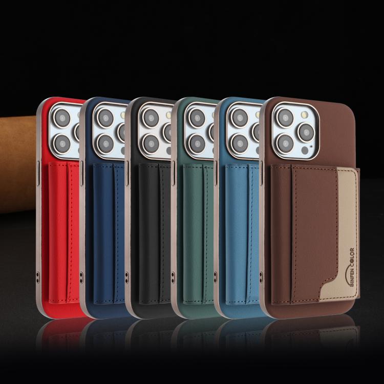 Portafoglio magnetico orizzontale per iPhone 16 Pro Max