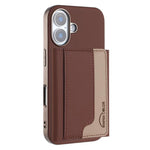 Portafoglio magnetico orizzontale per iPhone 16 Pro Max