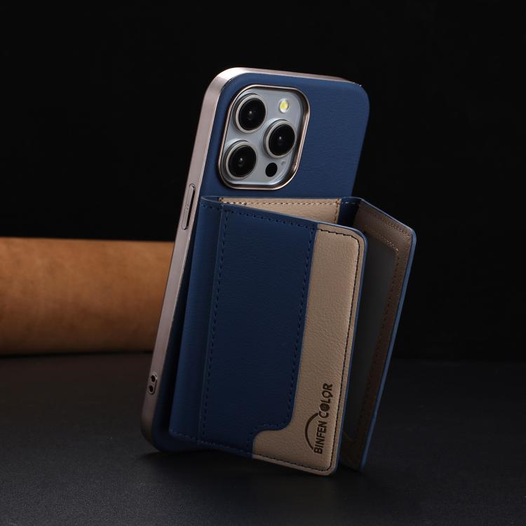 Portafoglio magnetico orizzontale per iPhone 15 Pro Max