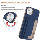 Portafoglio magnetico orizzontale per iPhone 14 Plus