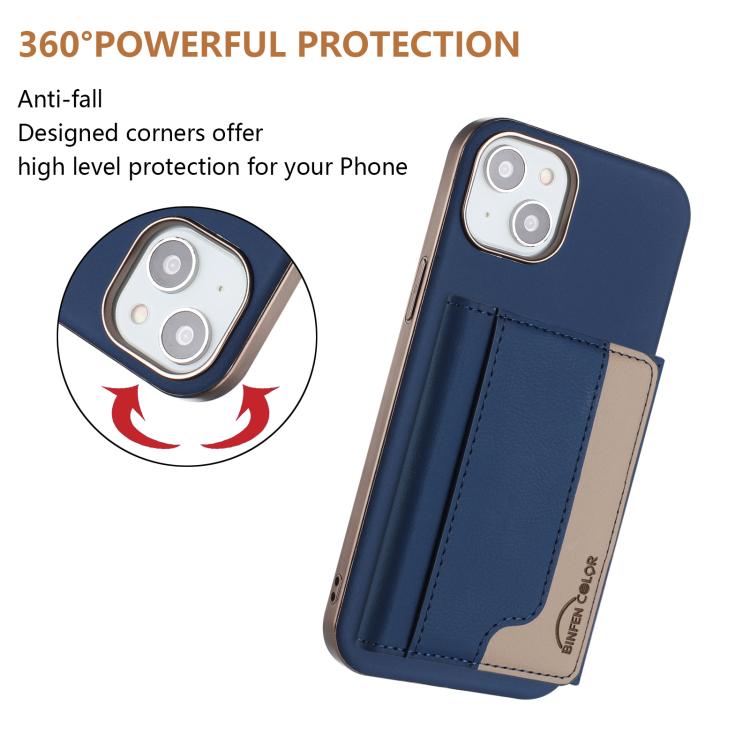 Portafoglio magnetico orizzontale per iPhone 14 Plus