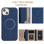 Portafoglio magnetico orizzontale per iPhone 14 Plus