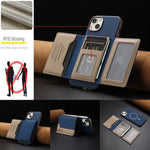 Portafoglio magnetico orizzontale per iPhone 14 Plus