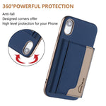 Portafoglio magnetico orizzontale per iPhone 8 Plus 7 Plus 6 Plus