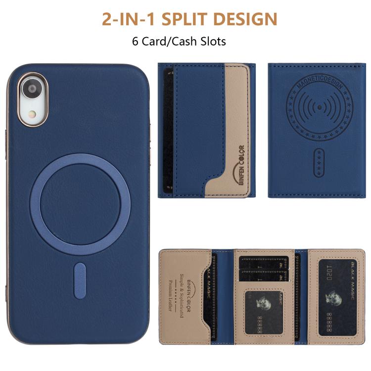 Portafoglio magnetico orizzontale per iPhone 8 Plus 7 Plus 6 Plus