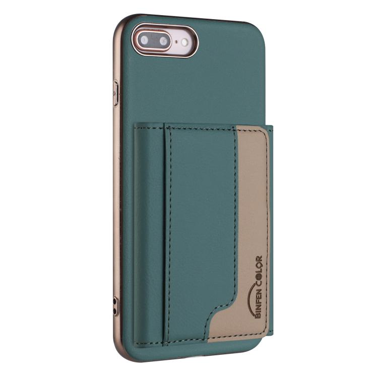 Portafoglio magnetico orizzontale per iPhone 8 Plus 7 Plus 6 Plus
